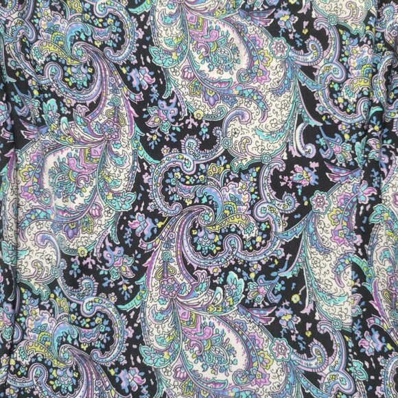 Vintage Susan Lawrence Paisley Print Stretch Skirt Womens Large - Picture 4 of 6